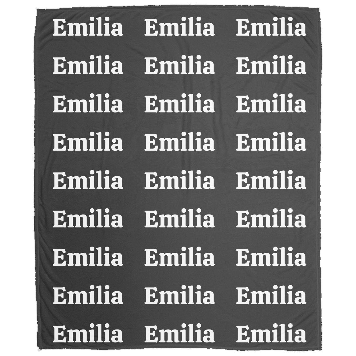 Personalized Custom Name Cozy Plush Fleece Blanket – Perfect Gift