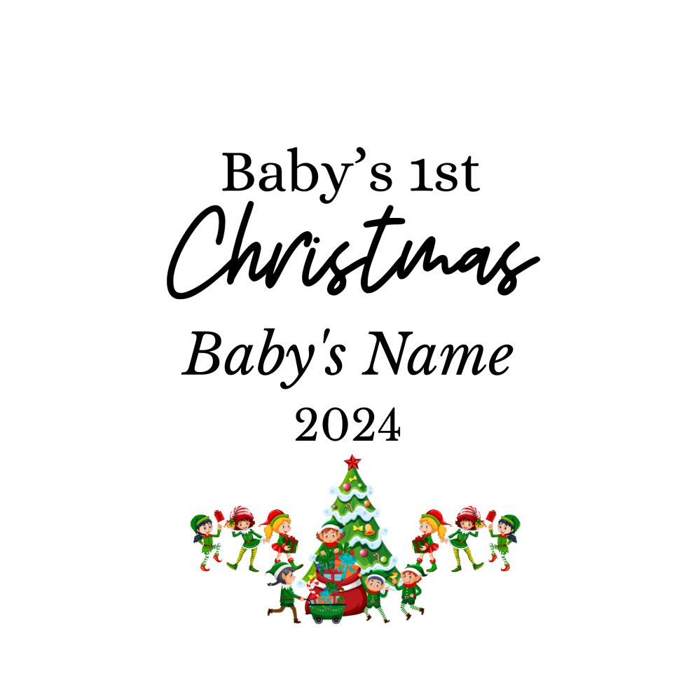 Personalized Baby's 1st Ornament – Cherish Baby's First Festive