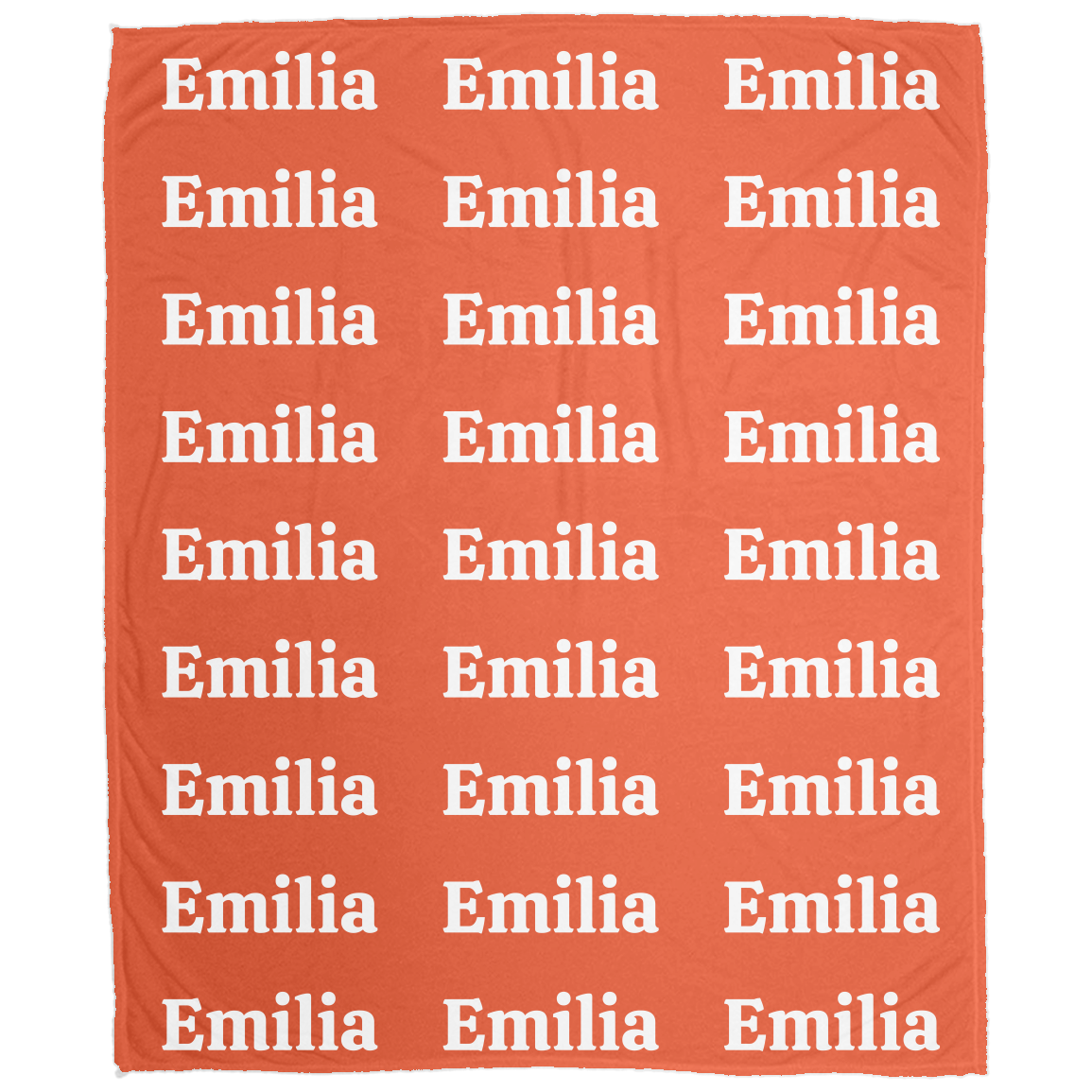 Personalized Custom Name Cozy Plush Fleece Blanket – Perfect Gift