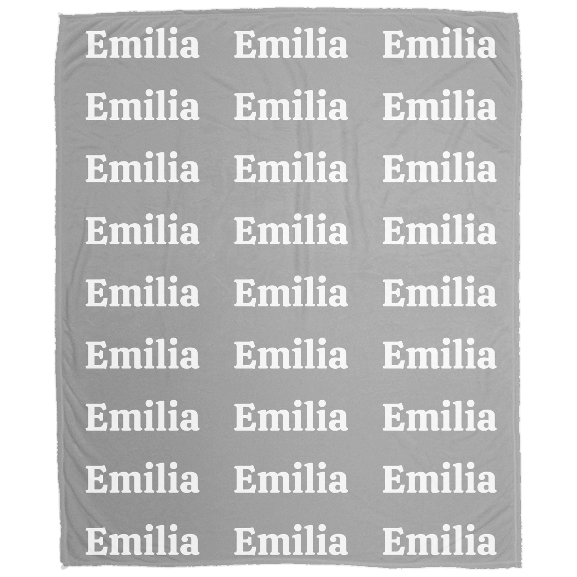 Personalized Custom Name Cozy Plush Fleece Blanket – Perfect Gift