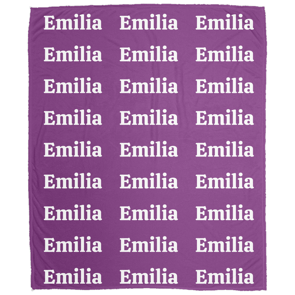 Personalized Custom Name Cozy Plush Fleece Blanket – Perfect Gift