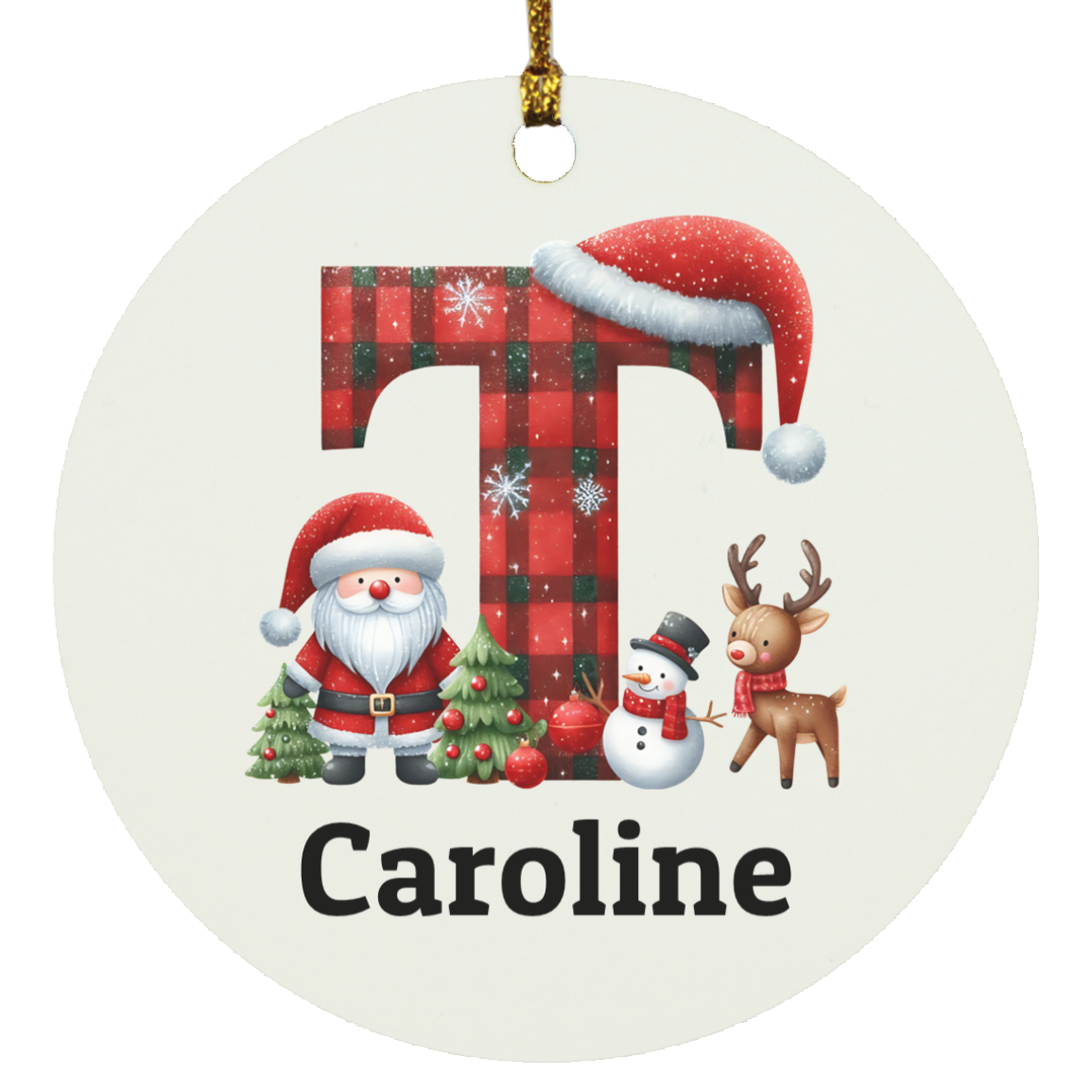 Personalized Initial Ornament – A Timeless Keepsake for Any Occasion