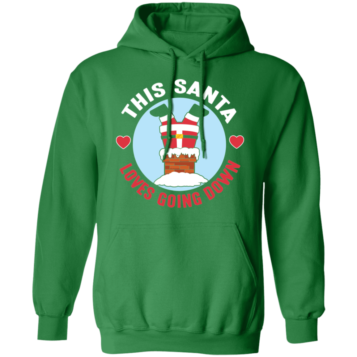 Christmas This Santa Loves Going Down Unisex Hoodie