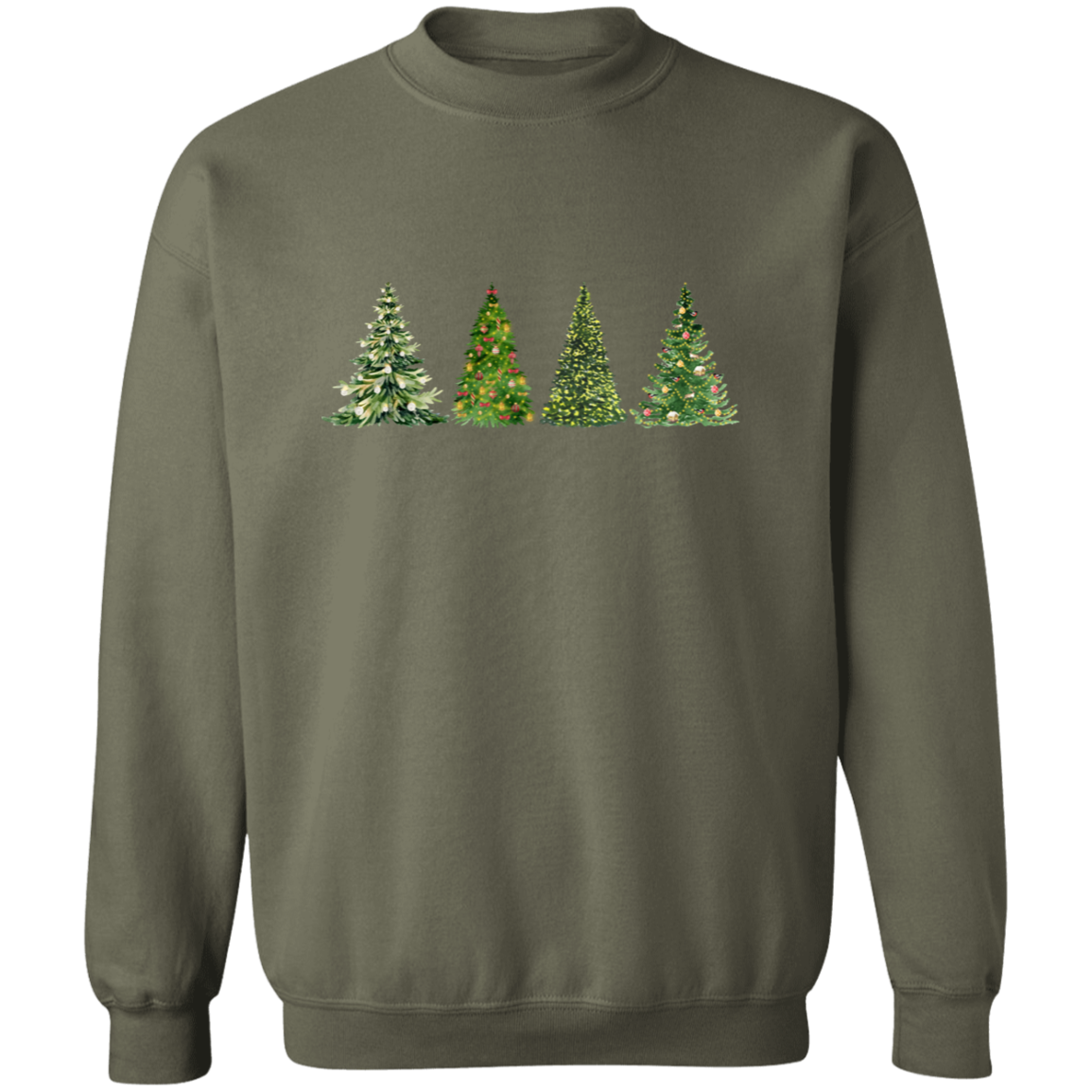 Trees Unisex Sweatshirt – Cozy, Nature-Inspired Winter Wear