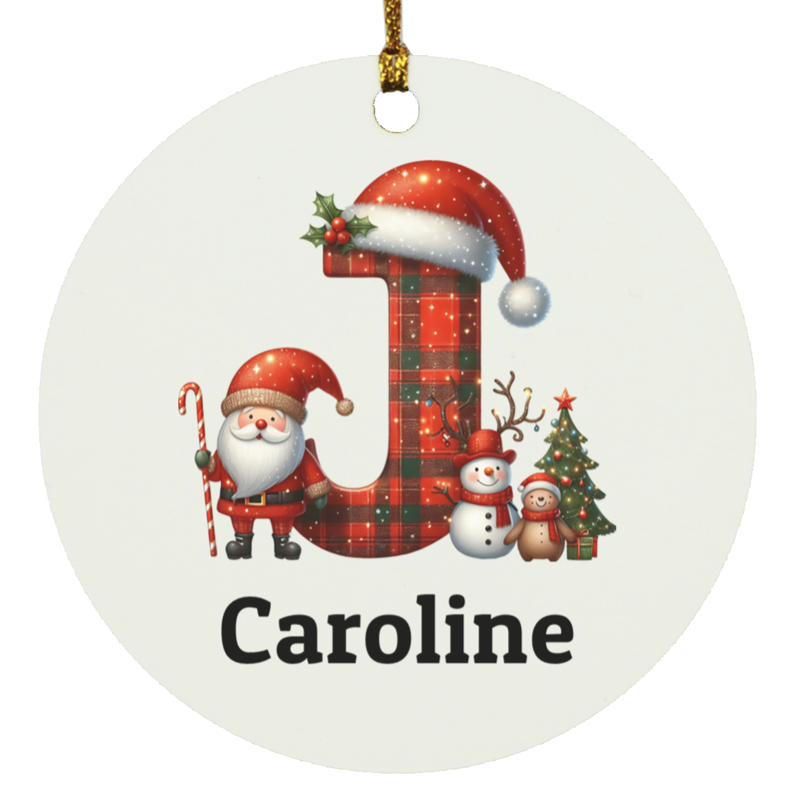 Personalized Initial Ornament – A Timeless Keepsake for Any Occasion