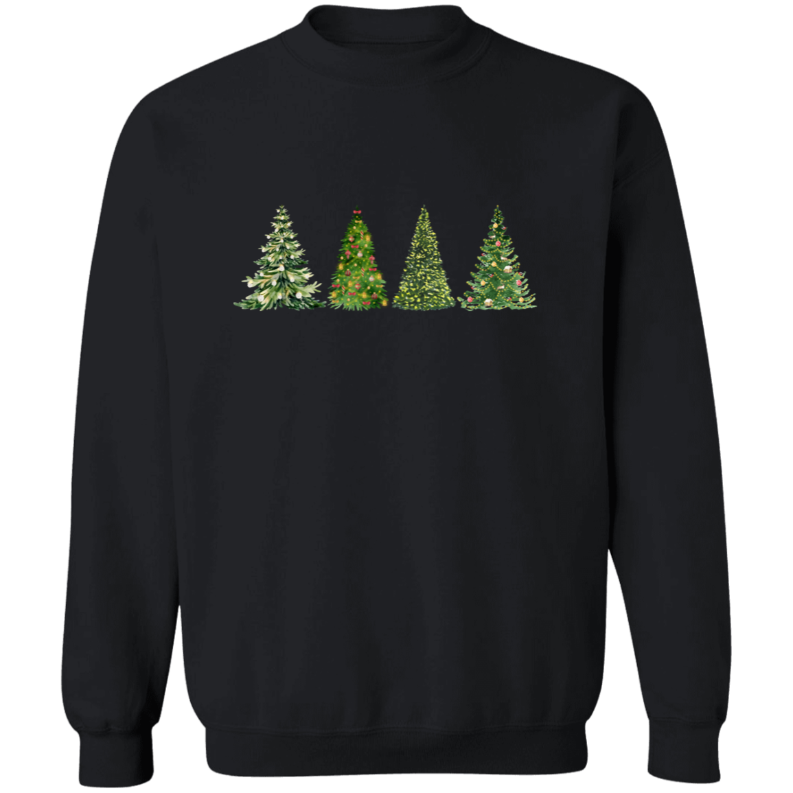 Trees Unisex Sweatshirt – Cozy, Nature-Inspired Winter Wear