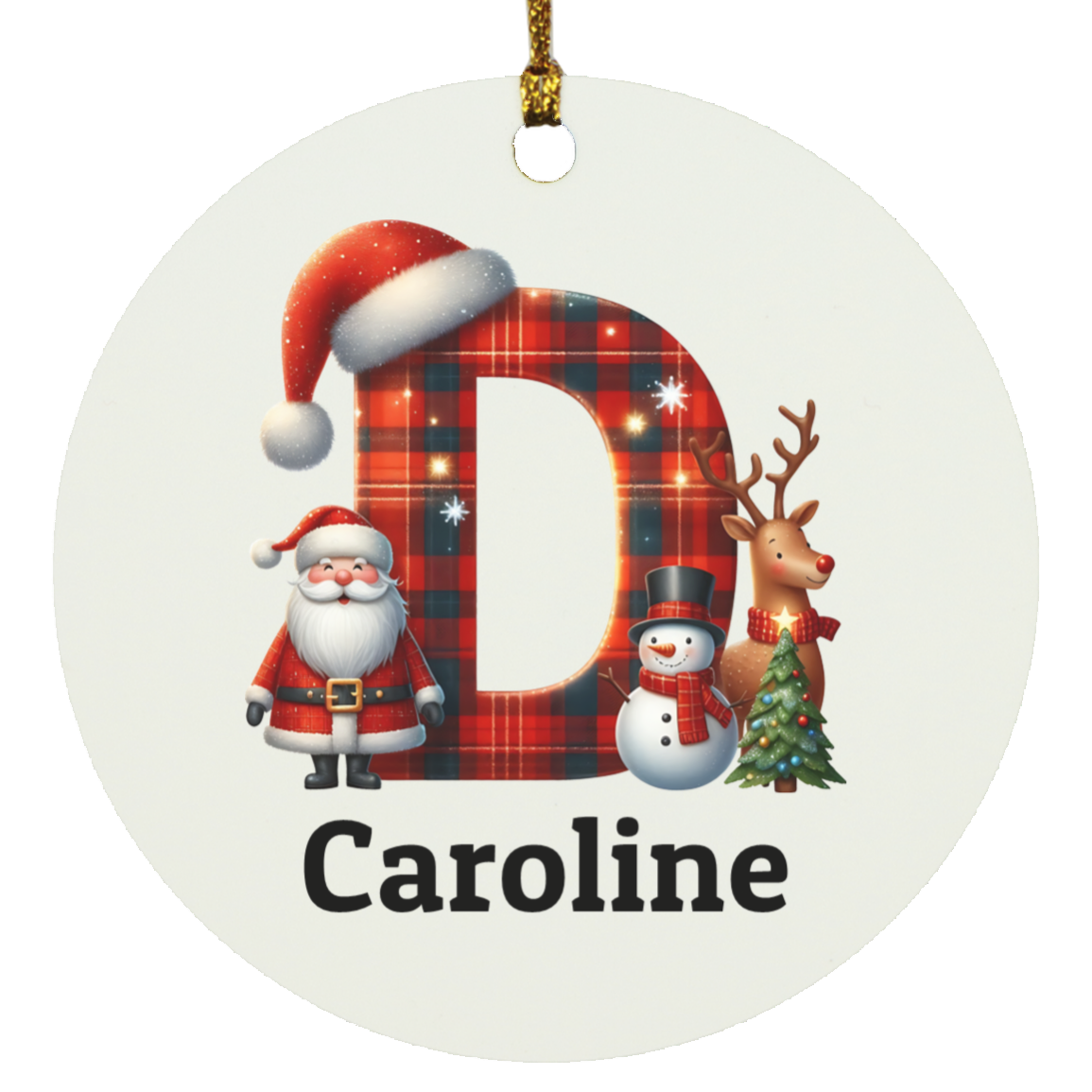 Personalized Initial Ornament – A Timeless Keepsake for Any Occasion