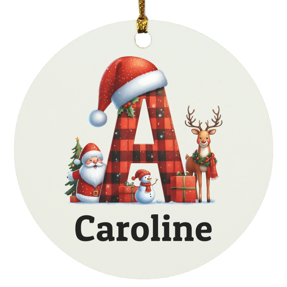 Personalized Initial Ornament – A Timeless Keepsake for Any Occasion