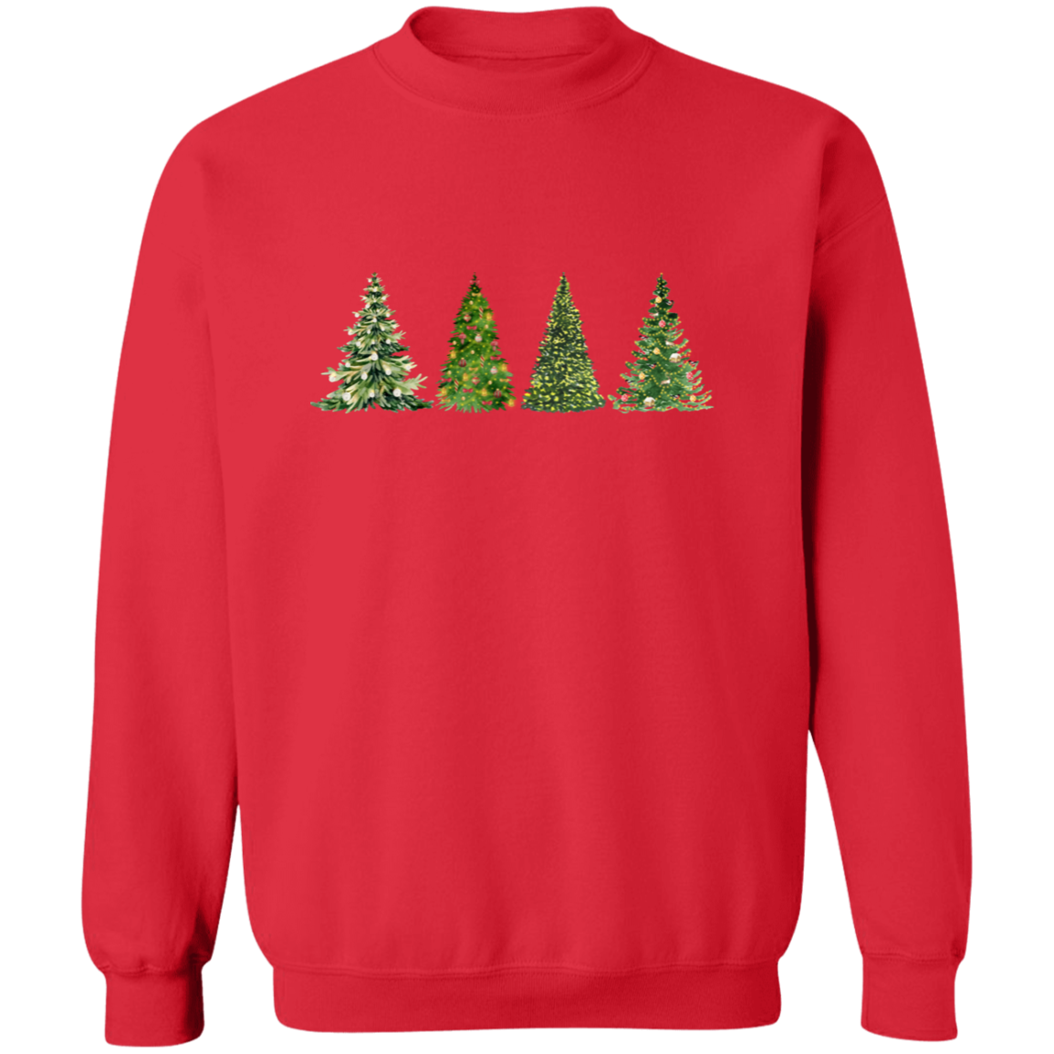 Trees Unisex Sweatshirt – Cozy, Nature-Inspired Winter Wear