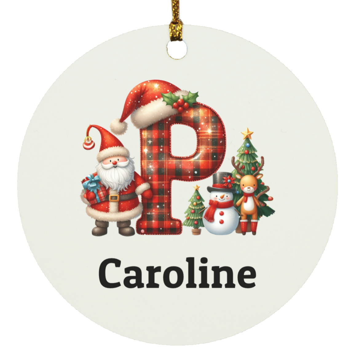 Personalized Initial Ornament – A Timeless Keepsake for Any Occasion