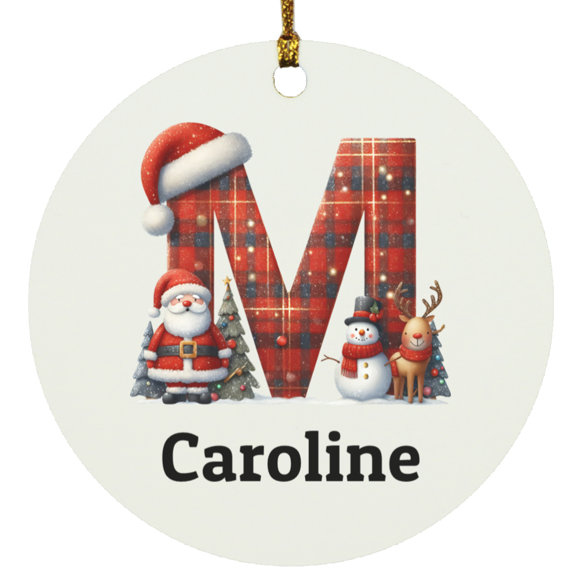 Personalized Initial Ornament – A Timeless Keepsake for Any Occasion