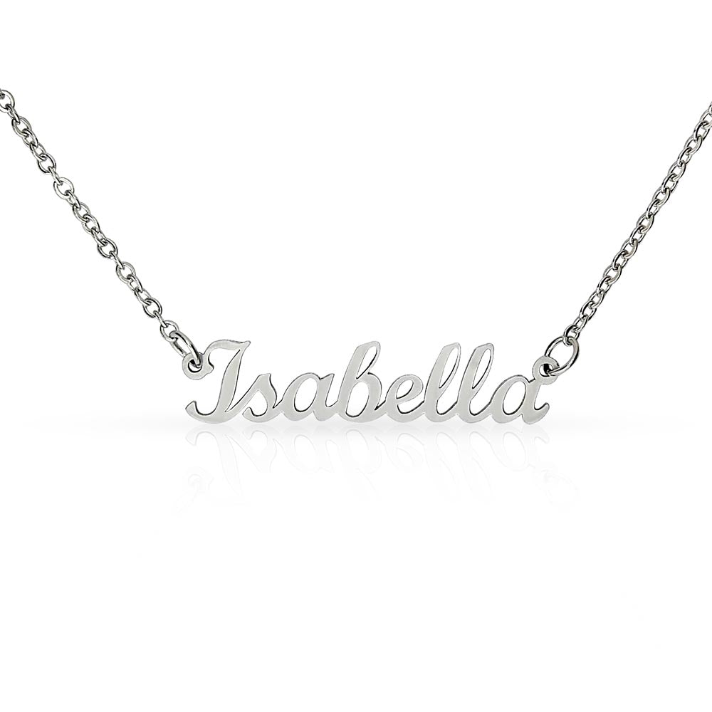 To My Daughter Custom Name Necklace - from Father