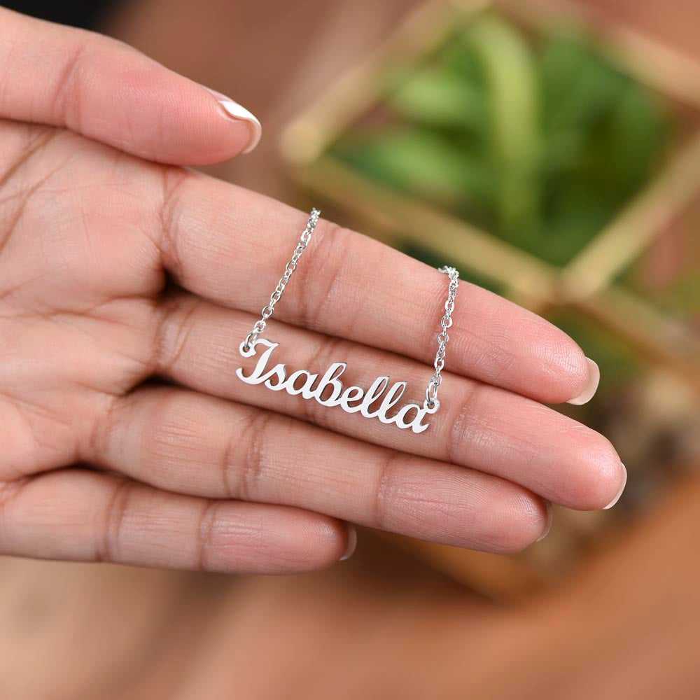 My Badass Daughter Custom Name Necklace – Personalized Gift