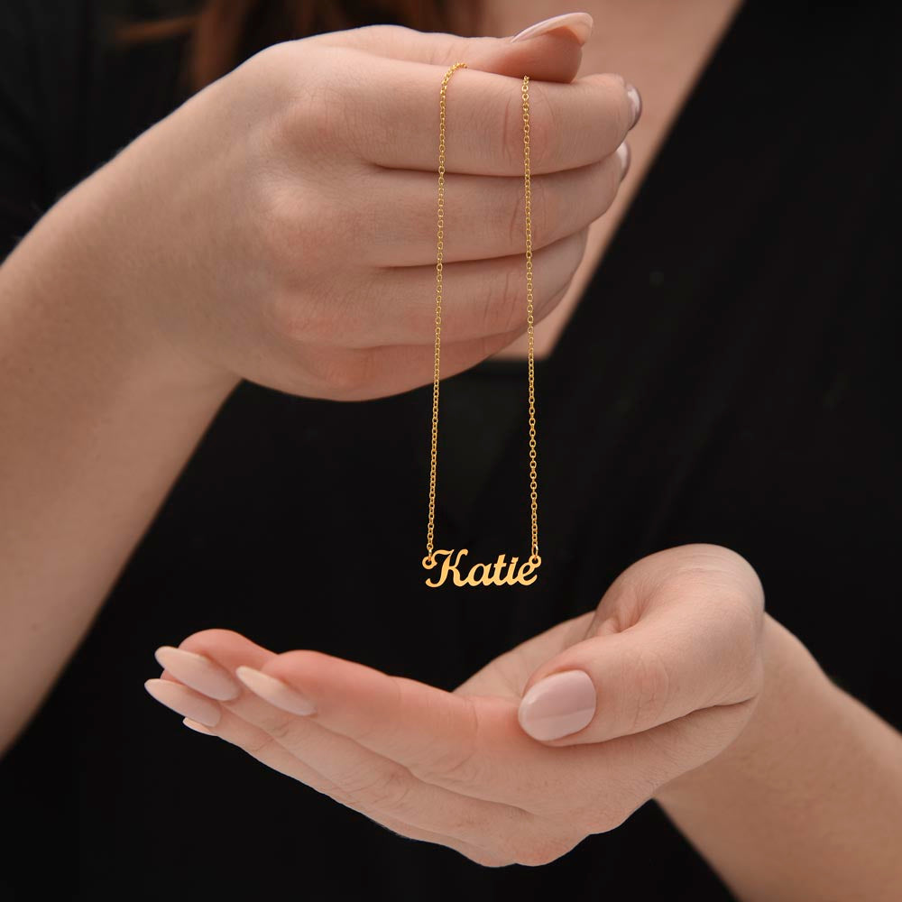 My Badass Daughter Custom Name Necklace – Personalized Gift