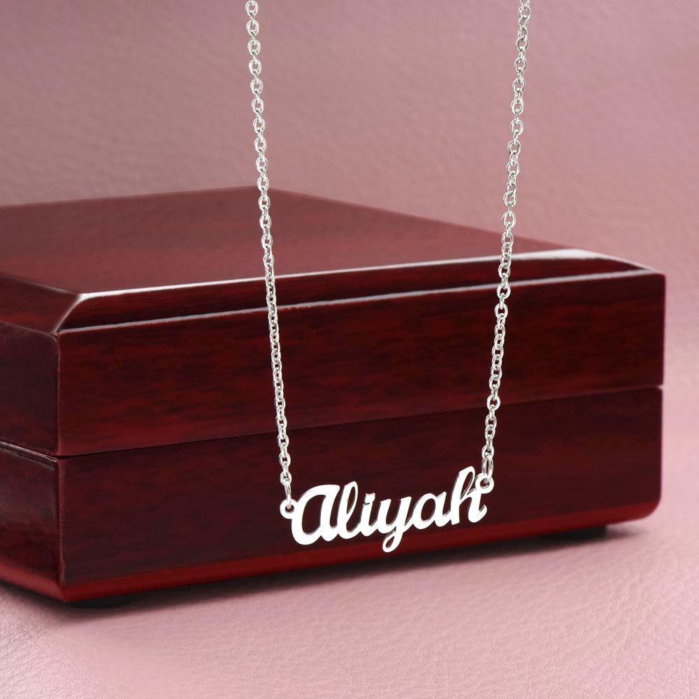 To My Daughter Custom Name Necklace - from Father