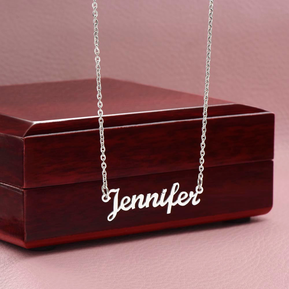 To My Daughter Custom Name Necklace - from Father