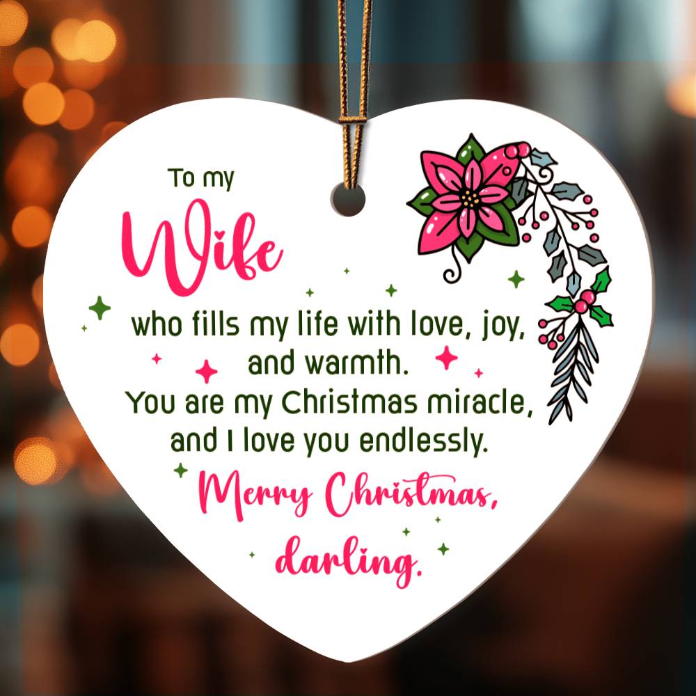 To My Wife Ornament